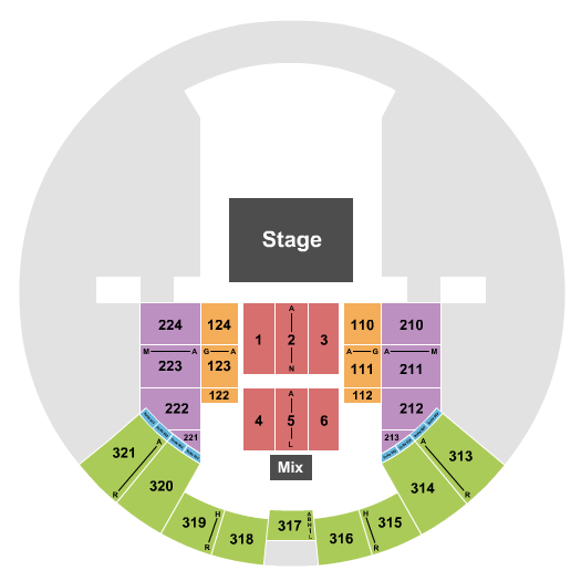 Seating Chart Alliant Energy Center A Visual Reference of Charts