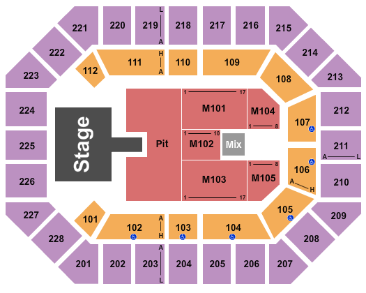 Alliant Energy PowerHouse Seating Chart: Brantley Gilbert