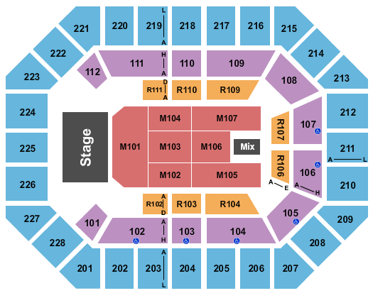 Alliant Energy PowerHouse Seating Chart: Manheim Steamroller Xmas