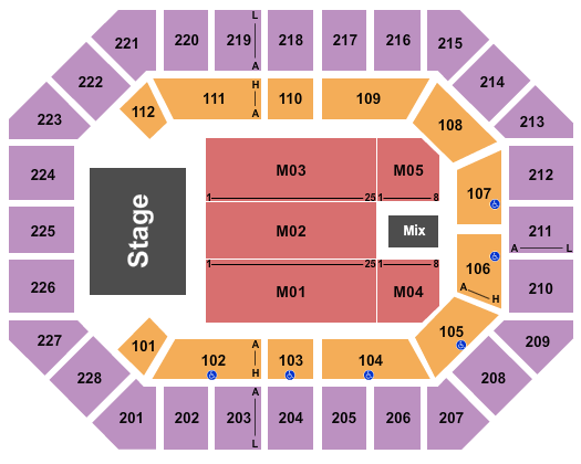 Alliant Energy PowerHouse Seating Chart: MercyMe
