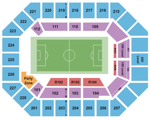 Alliant Energy PowerHouse Seating Chart: Soccer 2