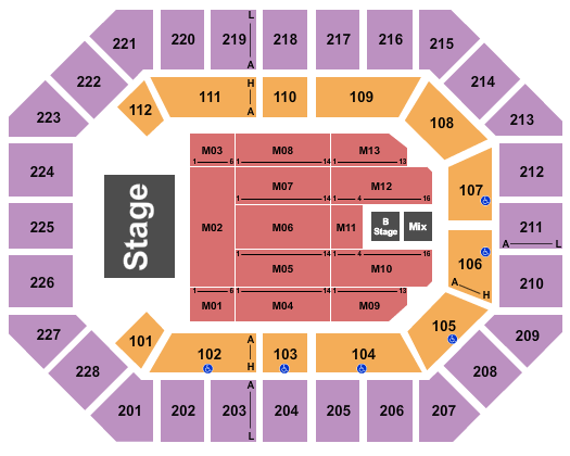 Alliant Energy PowerHouse Seating Chart: Sugarland
