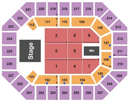 Alliant Energy PowerHouse Seating Chart: Weird Al