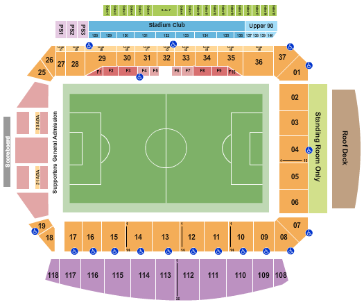 Allianz Field Seating Chart: Soccer 5