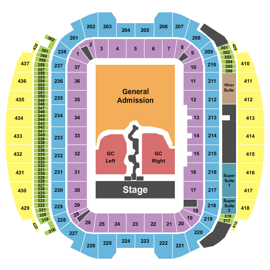 Allianz Stadium - Sydney Seating Chart: Travis Scott