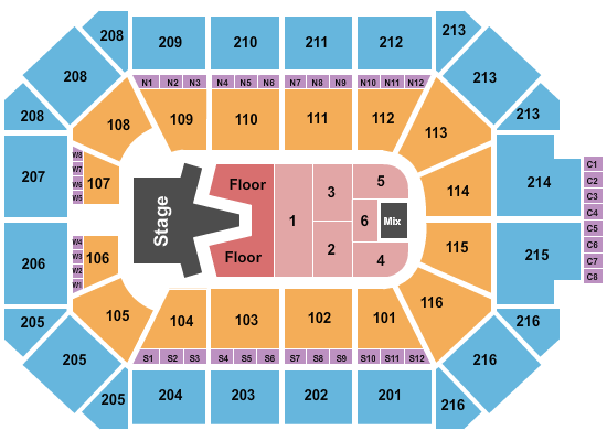 Allstate Arena Seating Chart: AJR