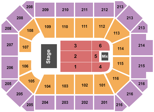 Allstate Arena Seating Chart: Andrea Bocelli 2