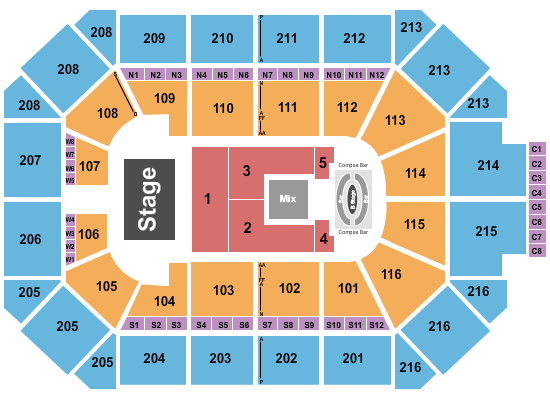 Allstate Arena Seating Chart: Carin Leon