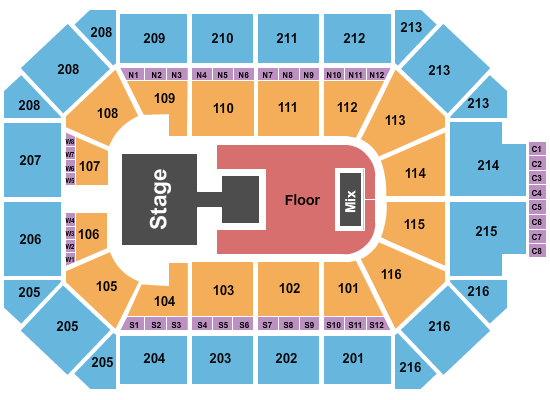 Allstate Arena Seating Chart: Charli XCX