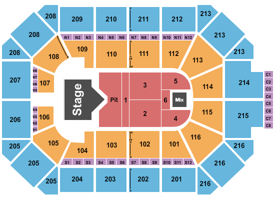 Allstate Arena Seating Chart: Cody Johnson