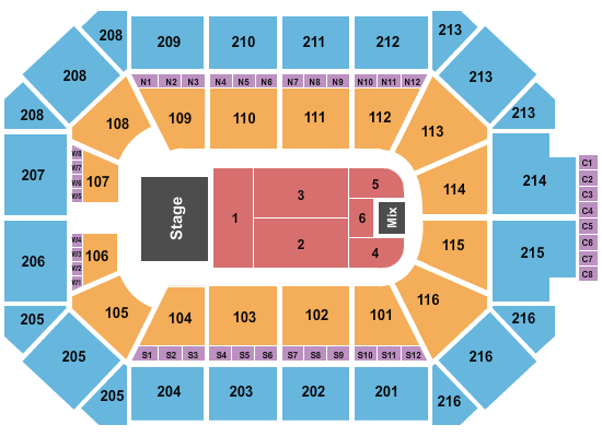 Allstate Arena Seating Chart: Daddy Yankee