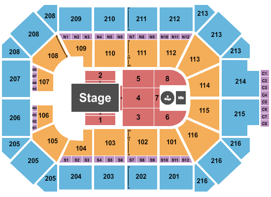 Allstate Arena Seating Chart: Dancing with the Stars