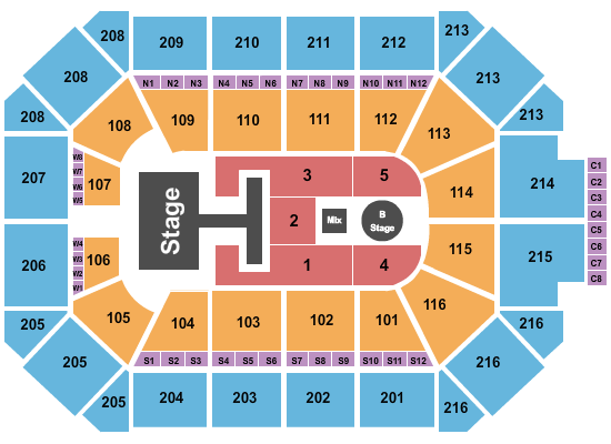 Allstate Arena Seating Chart: Disney's Descendants