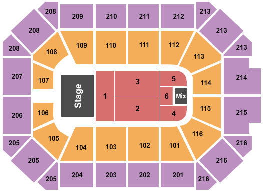 Allstate Arena Seating Chart: Endstage 3