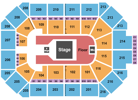 Allstate Arena Seating Chart: Forrest Frank