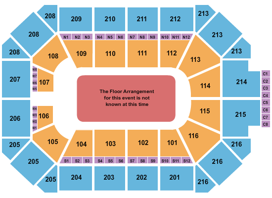 Allstate Arena Seating Chart: Generic Floor