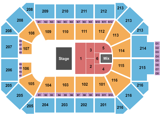 Allstate Arena Seating Chart: Halfhouse