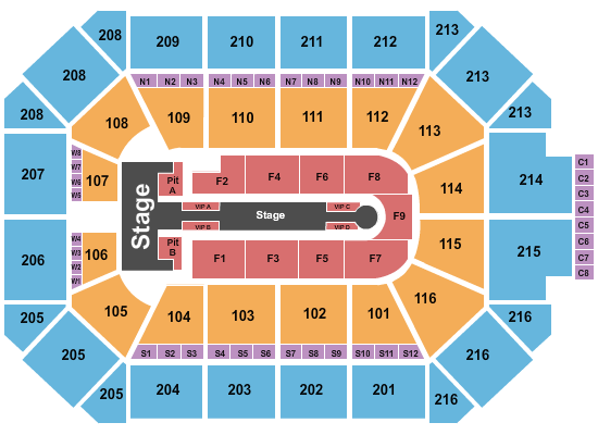 Allstate Arena Seating Chart: Jennifer Lopez
