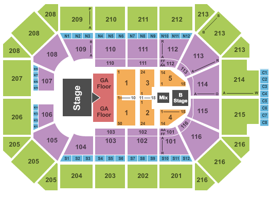 Rosemont Theater Seating Chart View