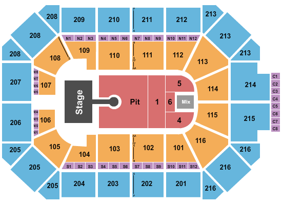 Allstate Arena Seating Chart: Louis Tomlinson