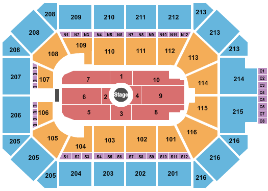 Allstate Arena Seating Chart: Nate Bargatze