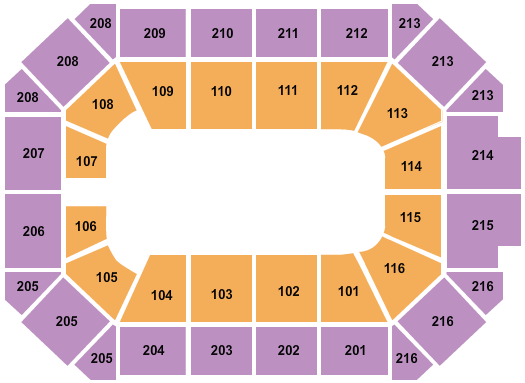 Allstate Arena Seating Chart: PBR