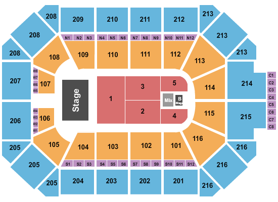 Allstate Arena Seating Chart: Pentatonix