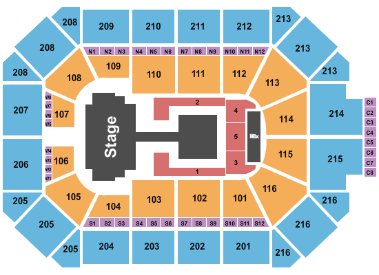 Allstate Arena Seating Chart: Seventeen