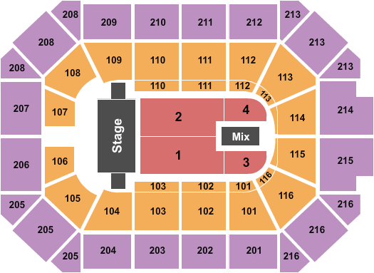Trans-Siberian Orchestra Allstate Arena Seating Chart