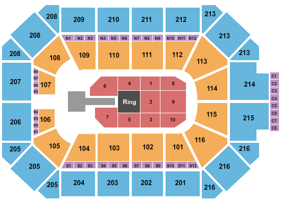 Allstate Arena Seating Chart: WWE