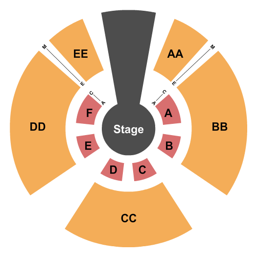 Almeda Mall - TX Seating Chart: Flip Circus