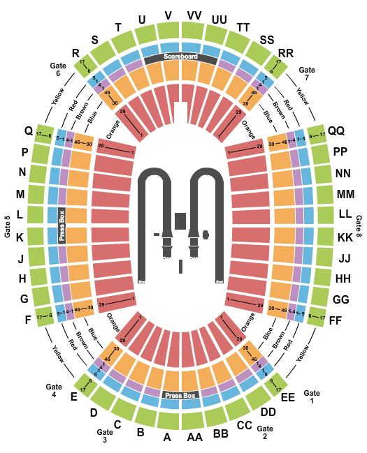 Aloha Stadium Bruno Mars Seating Chart