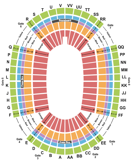 Aloha Stadium Seating Chart Concert