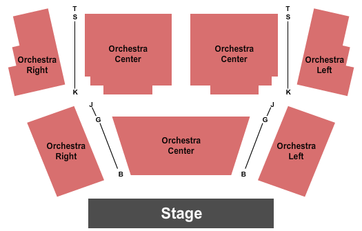 Alston Ridge Middle School Auditorium Seating Chart: Endstage