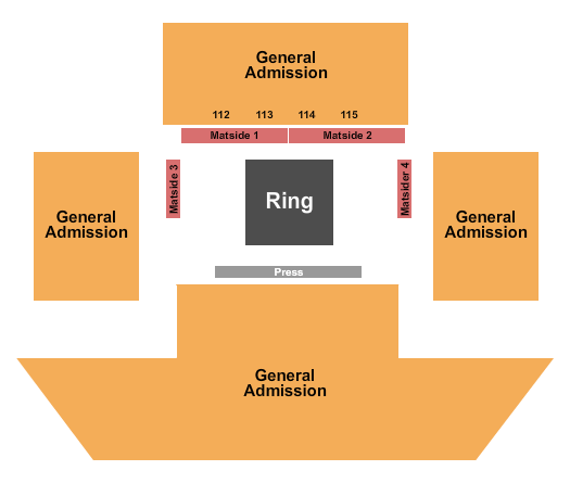 Alumni Arena - NY Seating Chart: Wrestling