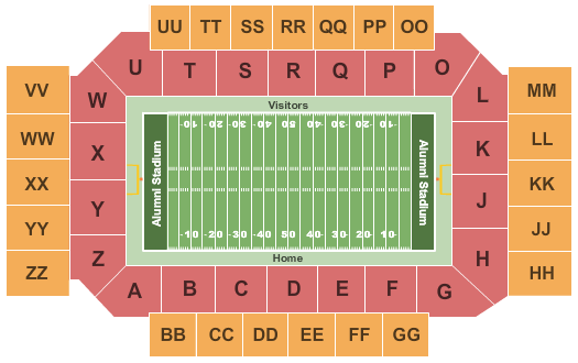 Boston College Football Seating Chart