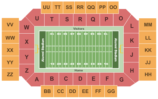 Boston College Seating Chart