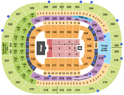 Amalie Arena Seating Chart: Alan Jackson