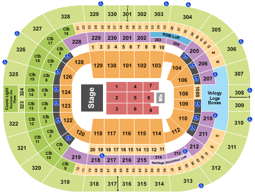 Amalie Arena Seating Chart: Andrea Bocelli