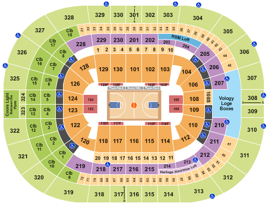 Amalie Arena Seating Chart: Basketball - NCAA