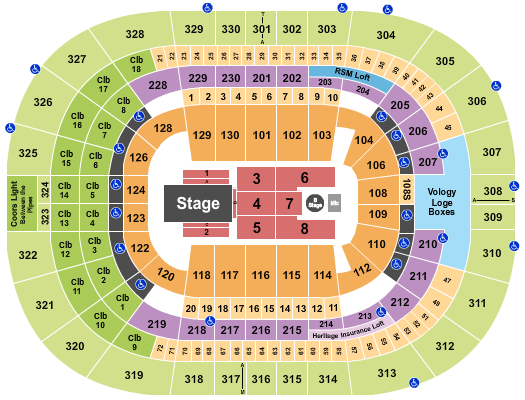 Benchmark International Arena Seating Chart: Dancing with the Stars 2027