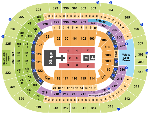 Benchmark International Arena Seating Chart: Def Leppard