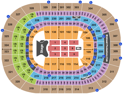 Colonial Life Arena Concert Seating Chart