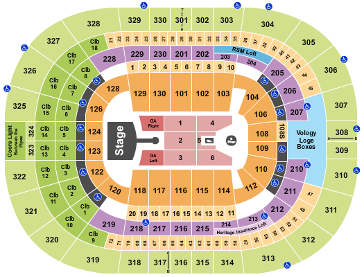 Benchmark International Arena Seating Chart: Greta Van Fleet