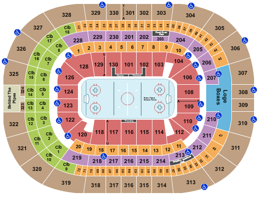 Amalie Arena Seating Chart: Hockey