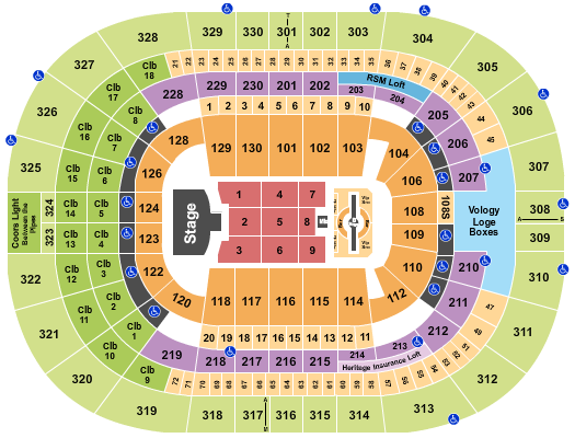 Amalie Arena Seating Chart: Justin Timberlake