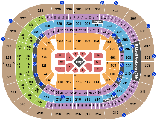 Amalie Arena Map