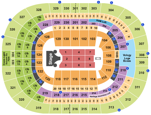 Amalie Arena Seating Chart: Missy Elliott