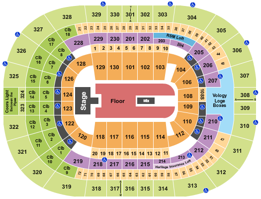 Amalie Arena Seating Chart: NF