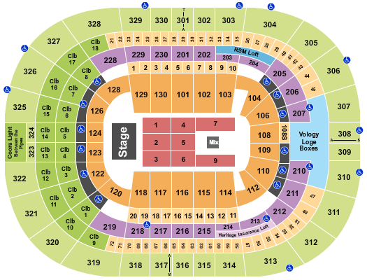 Amalie Arena Seating Chart: Pentatonix